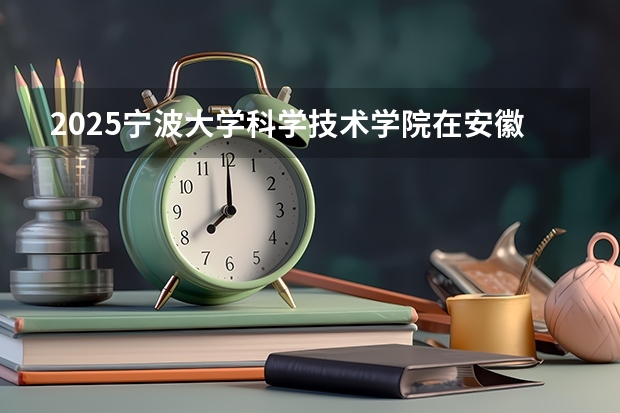 2025宁波大学科学技术学院在安徽招生计划预测