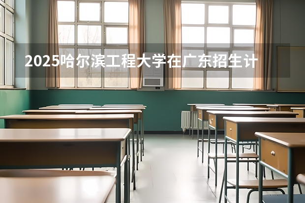 2025哈尔滨工程大学在广东招生计划一览表