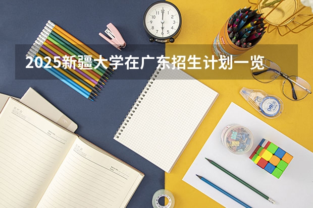 2025新疆大学在广东招生计划一览表
