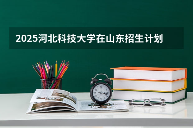 2025河北科技大学在山东招生计划一览表