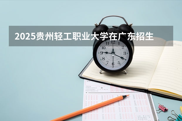 2025贵州轻工职业大学在广东招生计划一览表