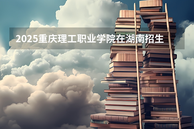 2025重庆理工职业学院在湖南招生计划一览表