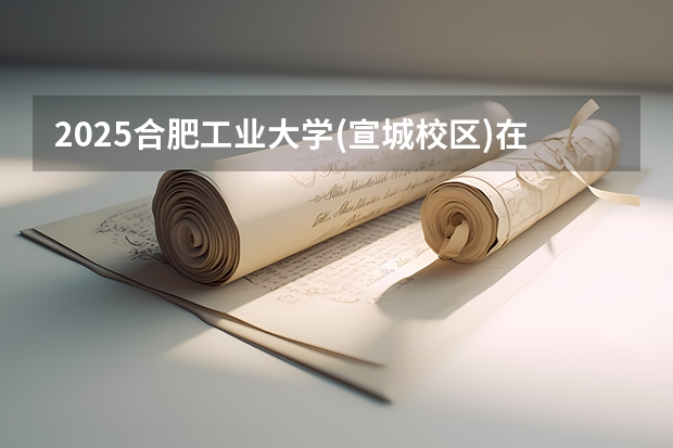 2025合肥工业大学(宣城校区)在湖北招生计划一览表