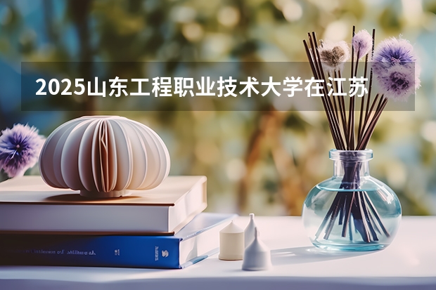 2025山东工程职业技术大学在江苏招生计划一览表