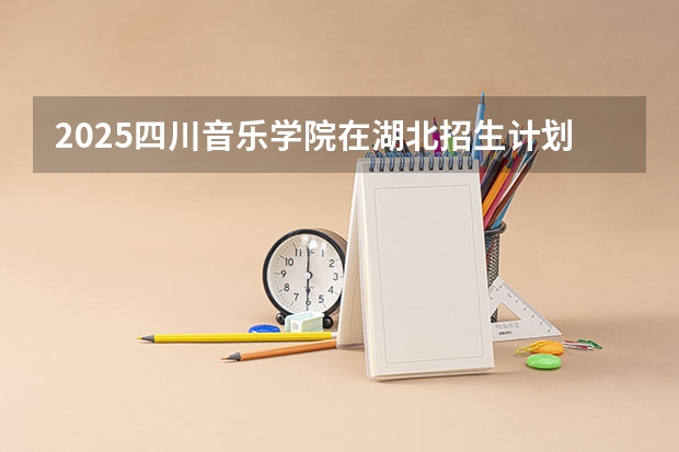 2025四川音乐学院在湖北招生计划一览表