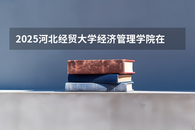 2025河北经贸大学经济管理学院在河北招生计划一览表