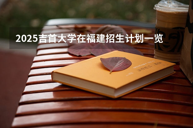 2025吉首大学在福建招生计划一览表