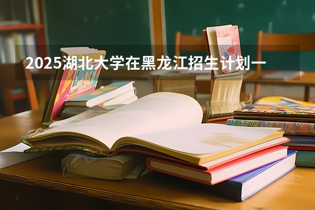 2025湖北大学在黑龙江招生计划一览表
