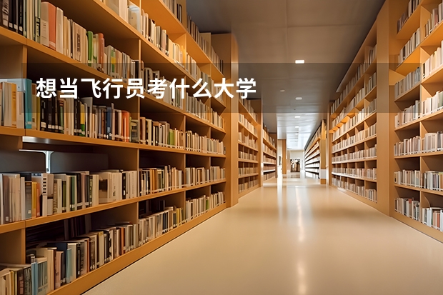 想当飞行员考什么大学