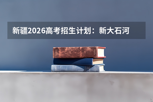 新疆2026高考招生计划：新大石河子大学扩招，新增计算机特色