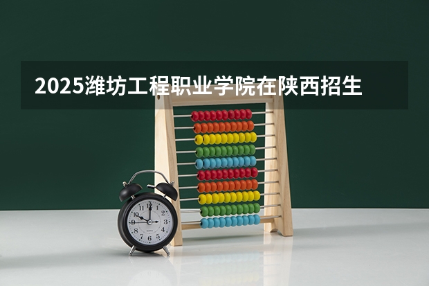 2025潍坊工程职业学院在陕西招生计划一览表