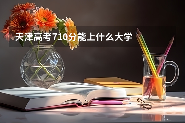 天津高考710分能上什么大学