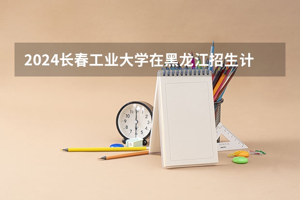 2024长春工业大学在黑龙江招生计划表