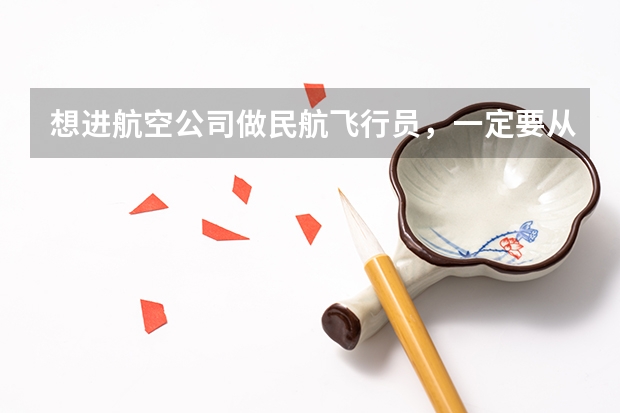 想进航空公司做民航飞行员，一定要从飞行学院毕业吗，有什么要求么