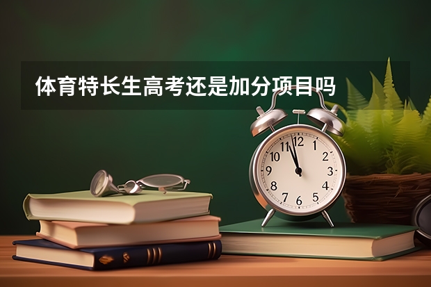 体育特长生高考还是加分项目吗